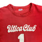 1970s Champion "Utica Club" Cotton Jersey Tee - Size Medium