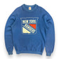 Vintage 1990s New York Rangers Blue Crewneck Sweatshirt - Size Large (Fits Medium)