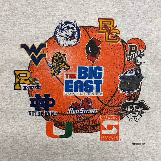 Vintage "The Big East" College Basketball Tee - Size Medium