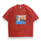 Vintage 1990s Duxbak "Opening Day" Red Single Stitch Tee - Size Large (Fits XL)