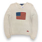 Ralph Lauren Sport Knit Flag Sweater - Size Medium (Tagged XL)