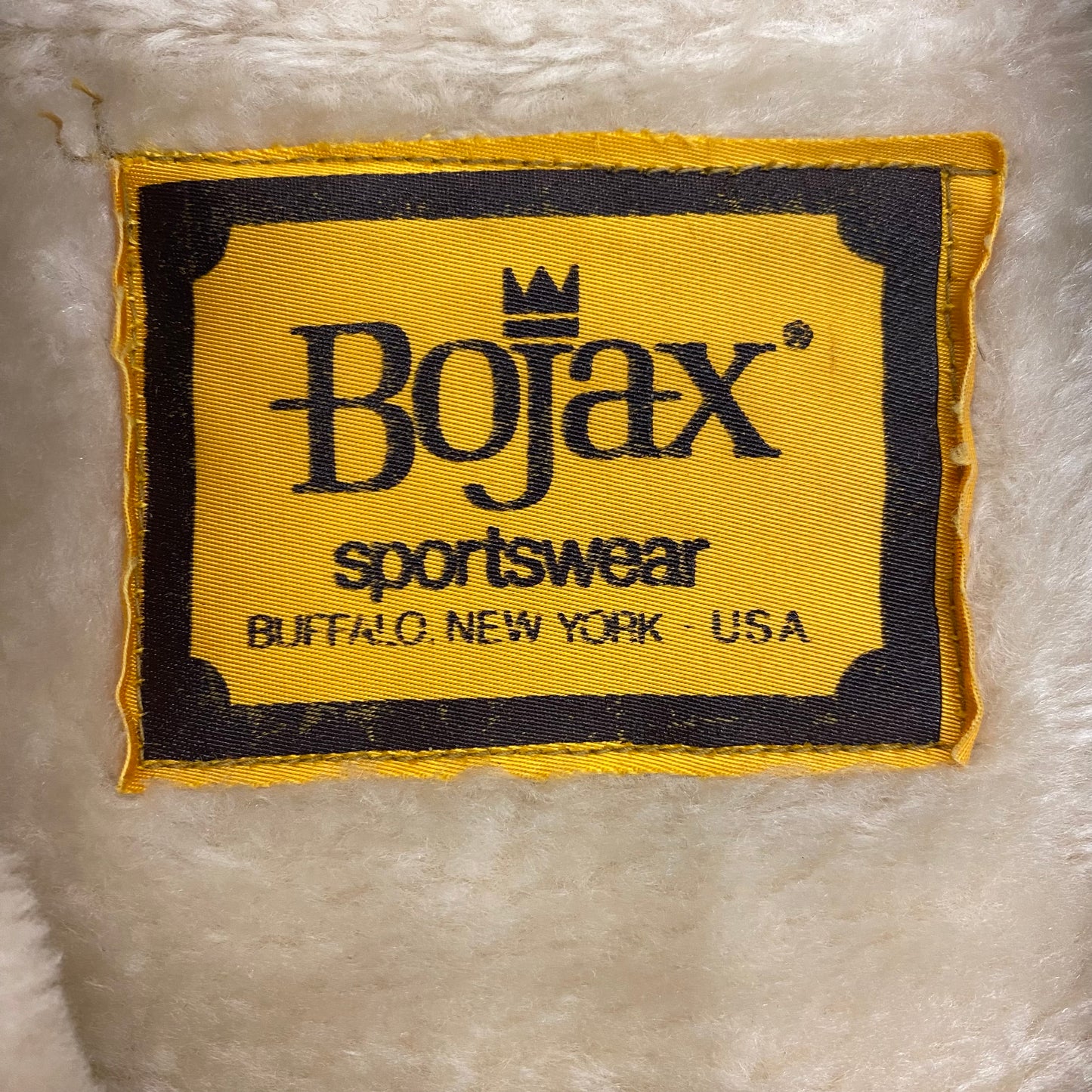 1970s Bojax Sportswear Sherpa Lined Corduroy Jacket - Size Large