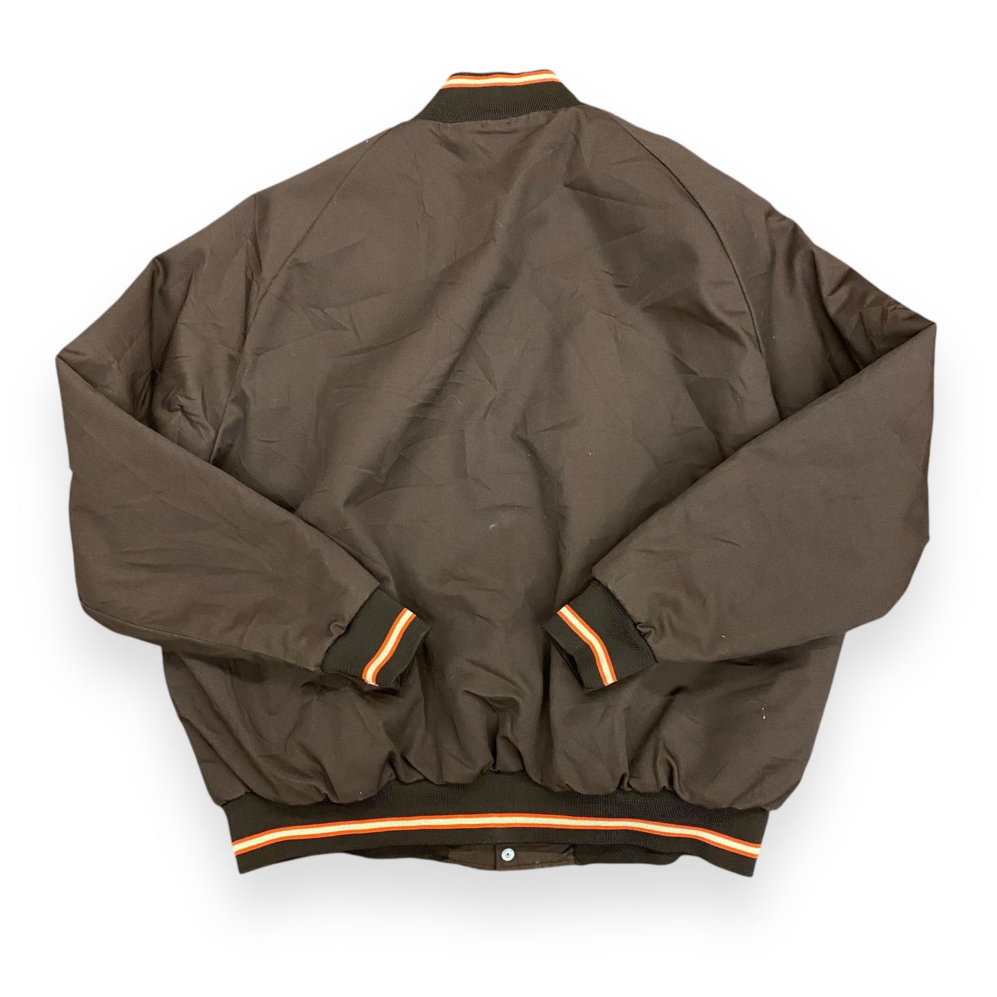 Vintage 1980s U-HAUL Brown Bomber Jacket - Size XXL