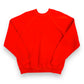 Vintage Red Raglan Blank Crewneck Sweatshirt - Size Large