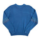 90s Jean Michaud Blue Striped Sweater - Size XL (Fits Large)