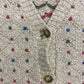 Vintage 1990s Northern Reflections Knit Cardigan Sweater Vest - Size Medium