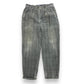1990s Dark Gray Pleated Corduroy Pants - 32"x30"
