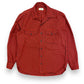 Vintage 1980s LL Bean Red & Black Check Cotton Flannel - Size M/L