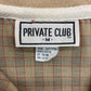 Vintage 1980s Private Valley Plaid Button Up Polo - Size Medium
