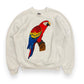 Vintage 1980s Chain Stitched Parrot Raglan Sweatshirt - Size Large