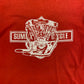 Vintage 1980s Sumax Cycle Shop Red Single Stitch Tee - Size Medium