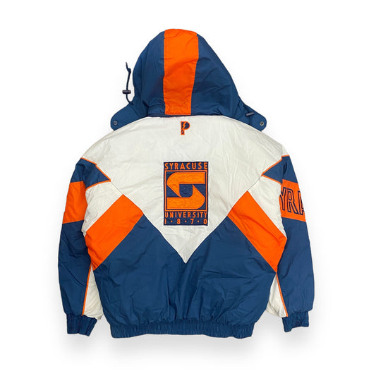 Vintage 1990s Pro Player "Syracuse University Orangemen" Puffer Jacket - Size Medium
