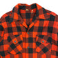 Vintage 60s/70s Buffalo Plaid Wool Flannel - Size Medium