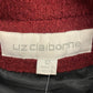 Liz Claiborne Wool Blend Button Up Coat - Size Medium