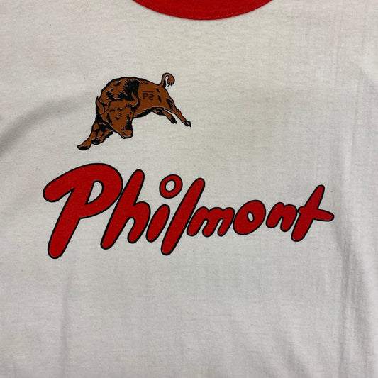 Vintage 1970s Philmont Scout Ranch Red & White Ringer Tee - Size XL