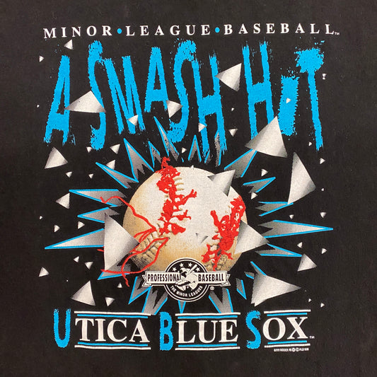 1999 Utica Blue Sox Baseball "A Smash Hit" Tee - Size XL