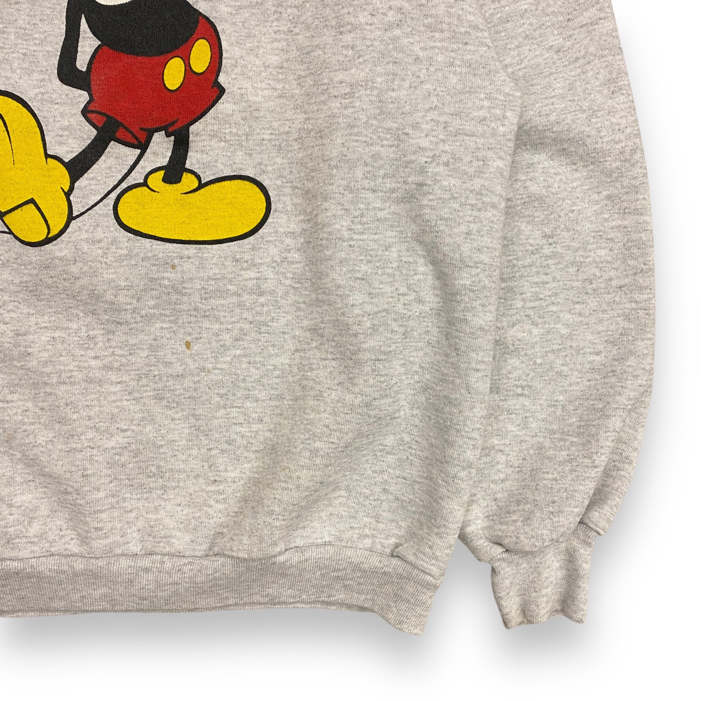 80s Disney "Mickey Mouse" Gray Crewneck Sweatshirt - Size XL (Fits M/L)