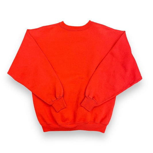 1980s Champion Single-V Red Crewneck Sweatshirt - Size XL