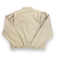 1980s Hugo Valentino Flannel Lined Tan Bomber Jacket - Size Large