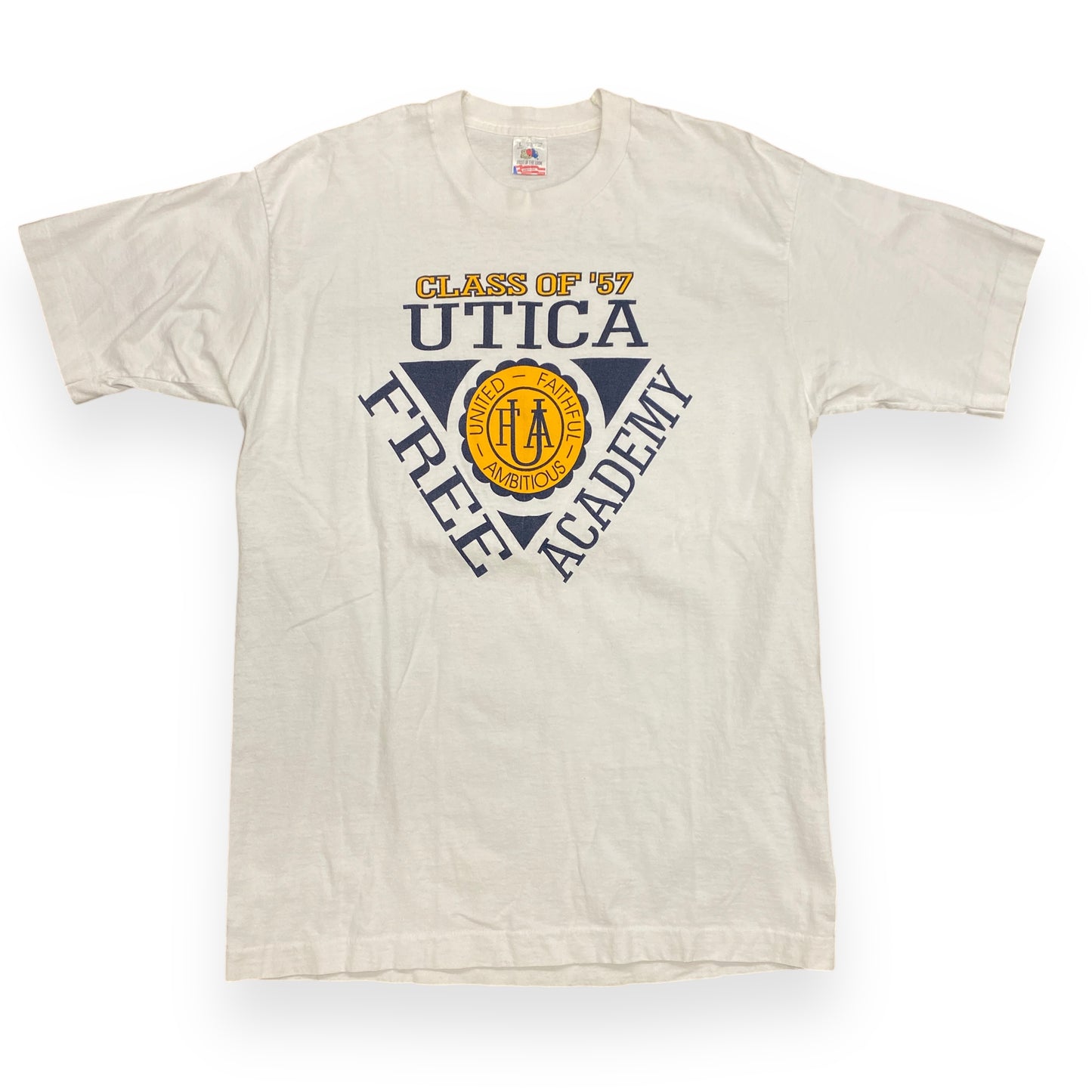 Vintage 1990s Utica Free Academy "Class of '57" Tee - Size Large