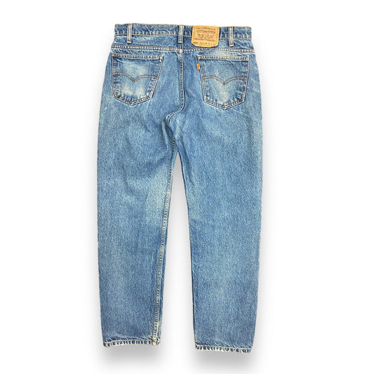 Vintage 80s Levi's 505 Orange Tab Jeans - 32"x29"