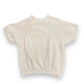 1960s/1970s Wrangler Light Cream Short Sleeve Sweatshirt - Size Medium