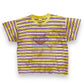 Chopped 90s Harley Davidson Motorcycles: Dominican Republic Striped Tee - Size Large