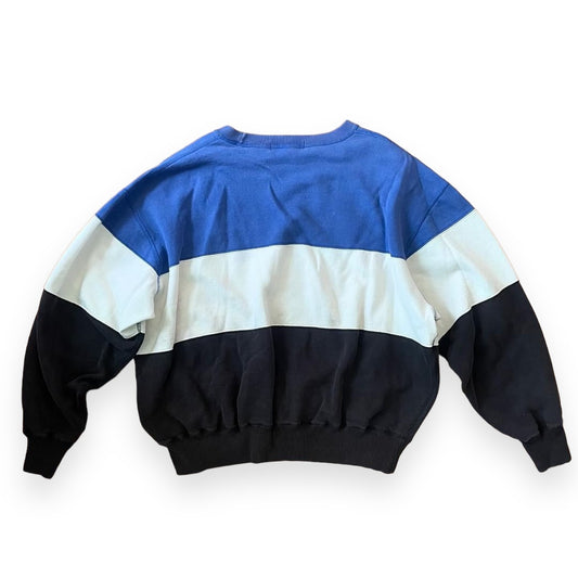 Vintage 1990s Hunt Club Colorblock Crewneck Sweatshirt - Size Large