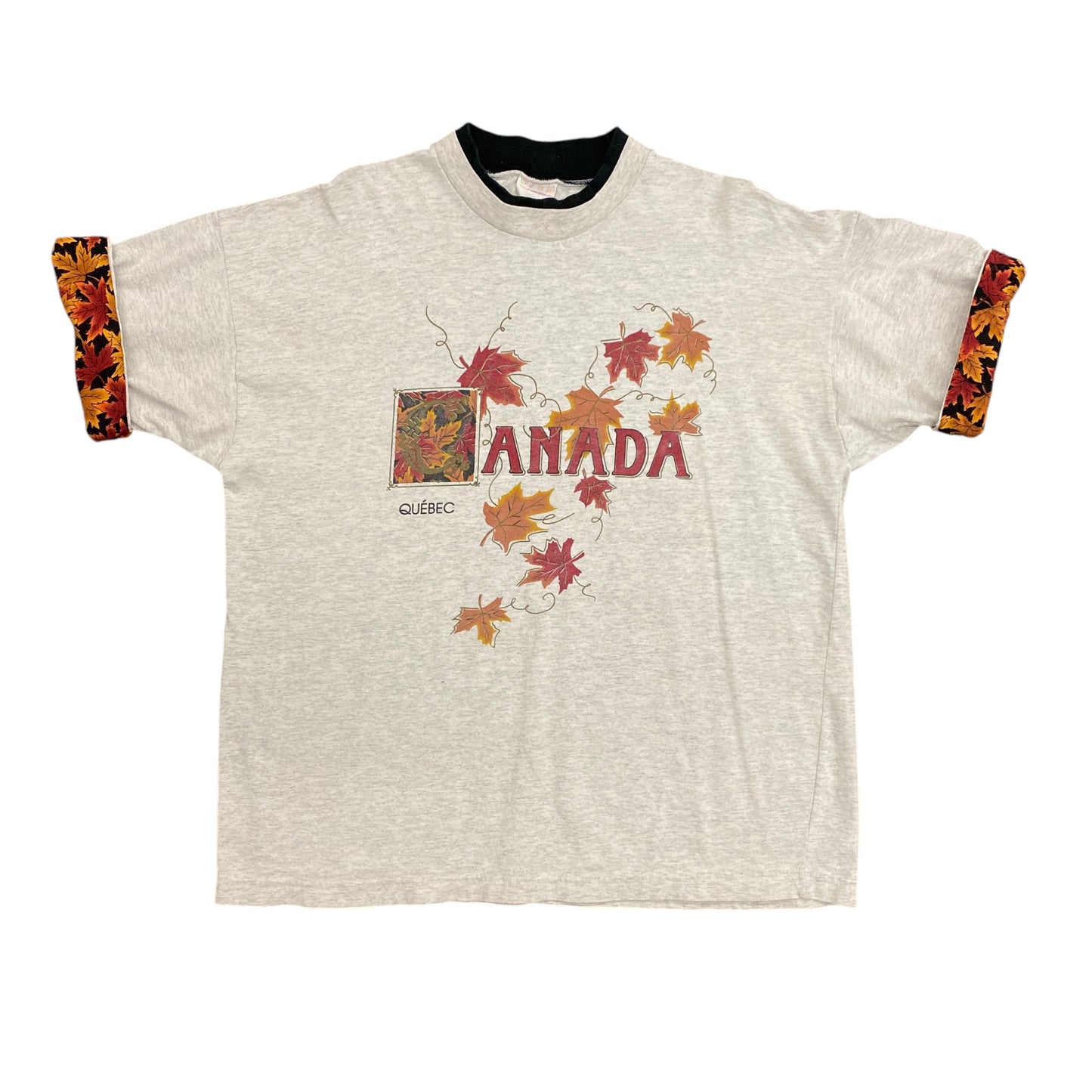 Vintage 1990s "Canada" Leaf Sleeves Tee - Size Large