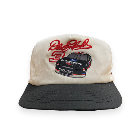 Vintage 1990s Dale Earnhardt NASCAR Racing Snapback Hat