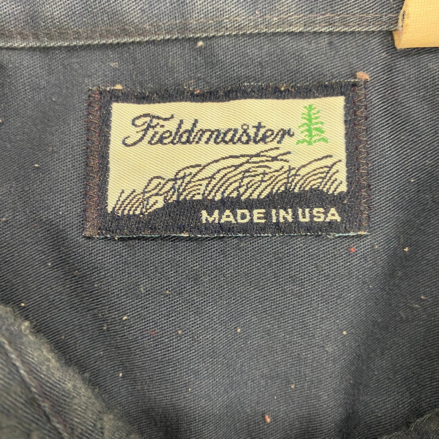 1990s Fieldmaster Made in USA Navy Button Up - Size XL