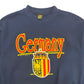 Vintage 1990 "Germany" Navy Blue Crewneck Sweatshirt - Size XL