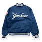 Vintage 1980s Yankees Satin Bomber Jacket - Size Small