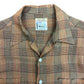 1950s Sears "Milliken Fabric" Plaid Shirt - Size Medium