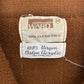 Vintage 1970s Montgomery Ward Brown Knit & Suede Jacket - Size Medium