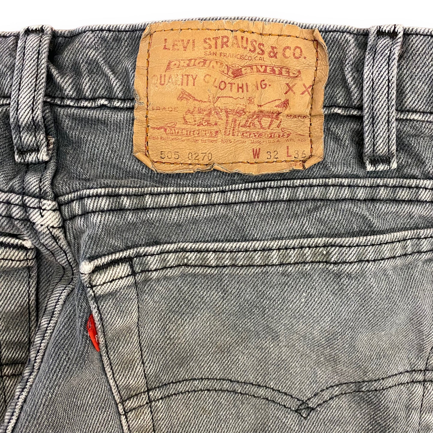 Vintage Levi's 505 Made in the USA Gray Jeans - 30"x29"