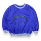 90s Purple Chain Stitched "au dela du desert" Sweatshirt - Size XL