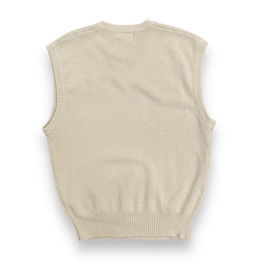 1980s Montgomery Ward Tan Sweater Vest - Size Large