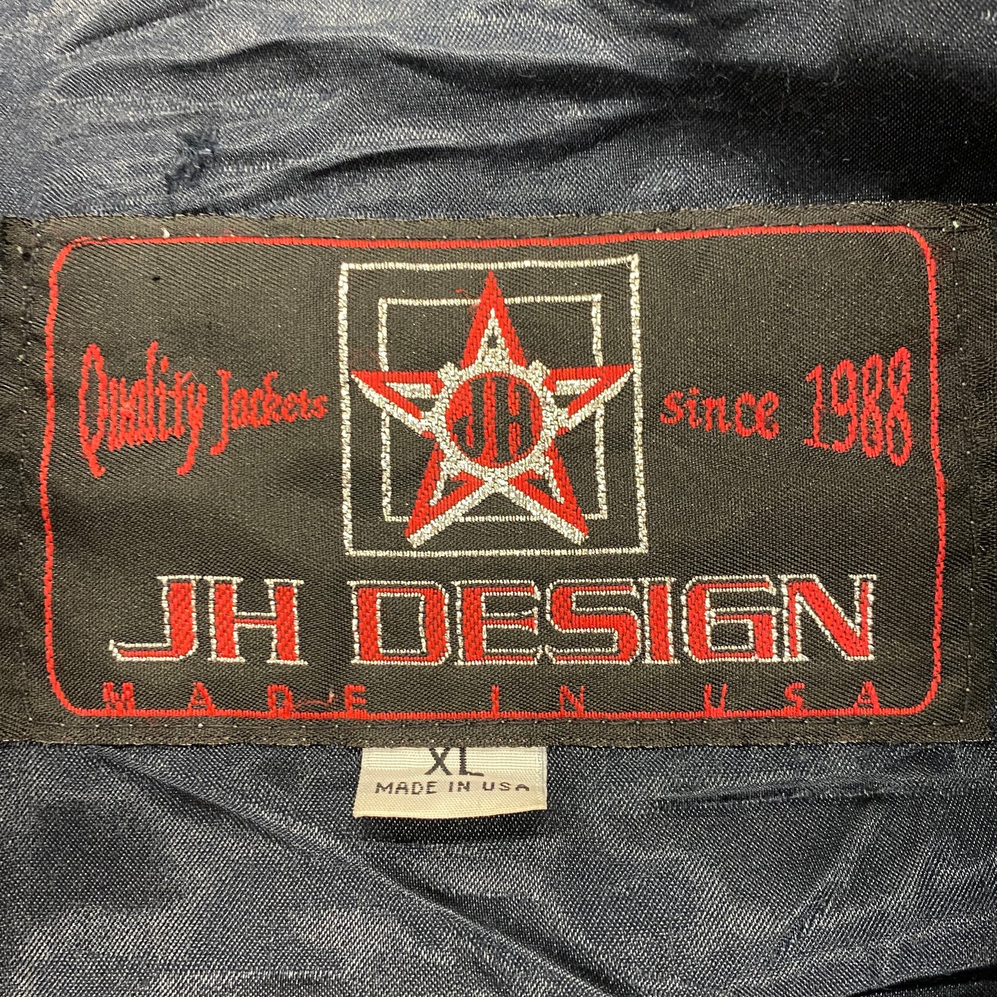 JH Designs Mark Martin Leather NASCAR Jacket - Size XL