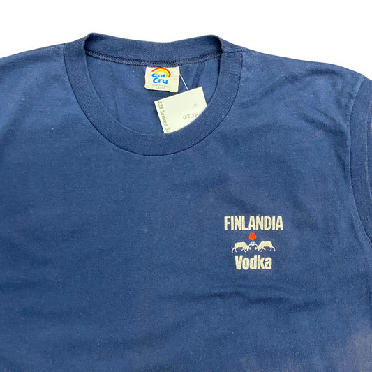 Vintage 1980s Finlandia Vodka Sleeveless Tee - Size Large