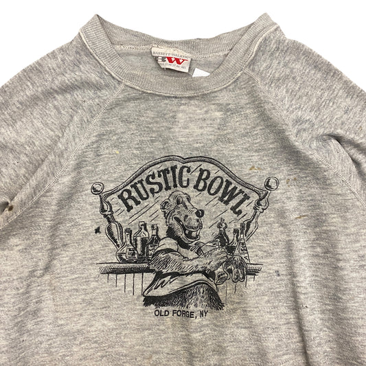 Vintage 1980s "Rustic Bowl: Old Forge" Bar Sweatshirt - Size XL (Fits M/L)