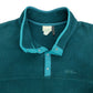1990s LL Bean Green Fleece Snap Button Fleece - Size Large