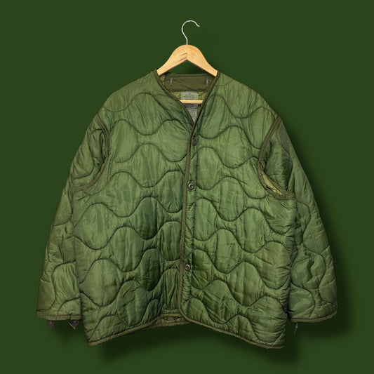 1990s US Army Quilted Jacket Liner - Size XL