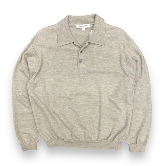 Pronto Uomo Merino Wool Collared Sweater - Size Large