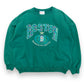 1990s Boston Massachusetts Green Crewneck Sweatshirt - Size XL