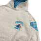 1990s Charlotte Hornets Embroidered Plaid Hoodie - Size Large