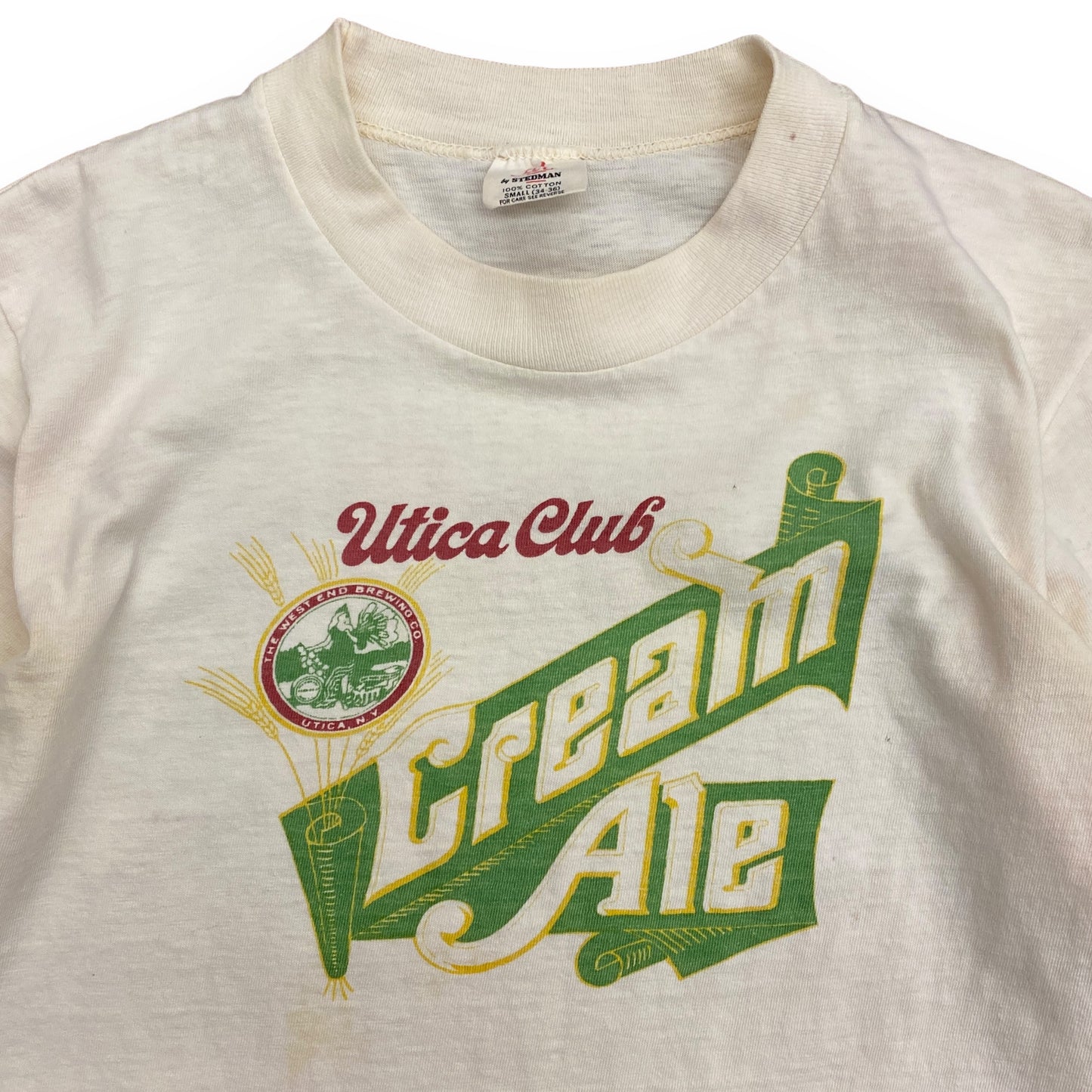 1970s "Utica Club Cream Ale" Logo Tee - Size Small