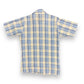 1980s Baracuta by Van Heusen Blue Plaid Shirt - Size Small