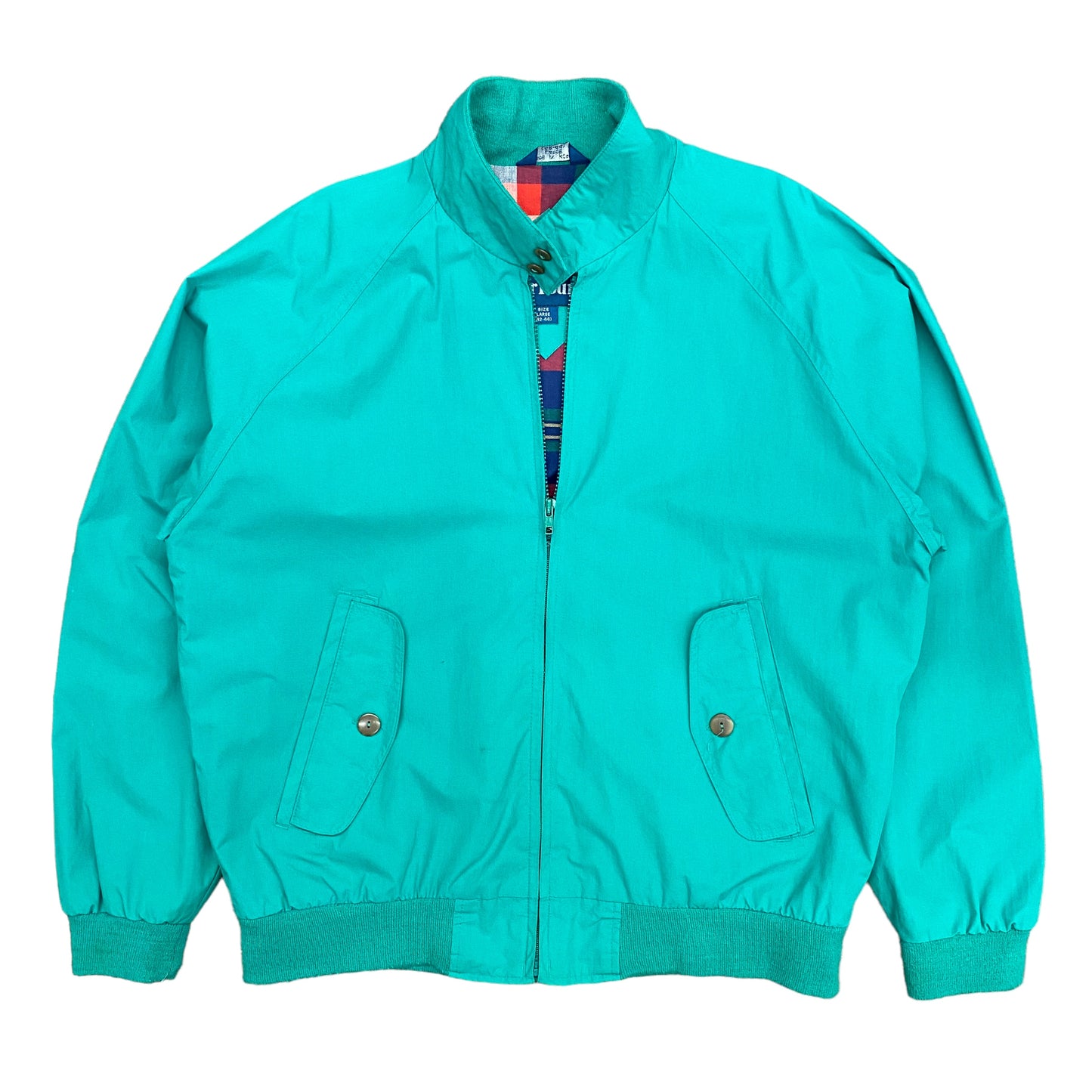 80s Par Four Green Bomber Jacket - Size Large