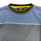 Vintage Blue Color-Blocked Long Sleeve Shirt - Size Large